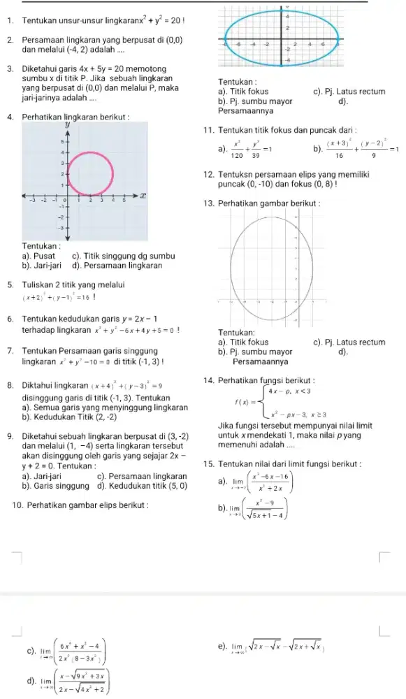 Les Privat Matematika SD-SMA