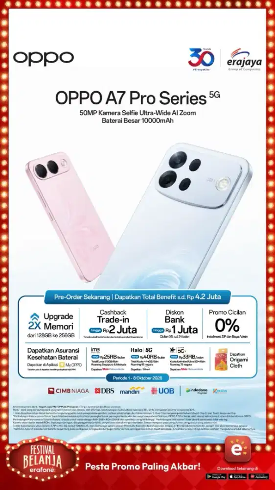 Pre Order Oppo A7 Pro New