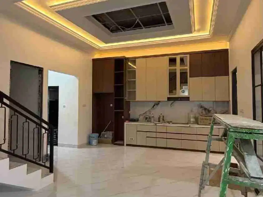 Rumah modern Private pool view gunung arjuno