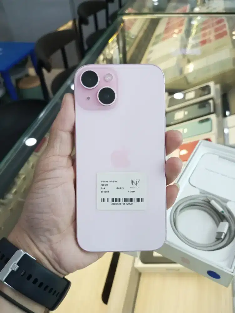 Cicilan iPhone 15 128gb second garansi resmi iBox tanpa kartu kredit
