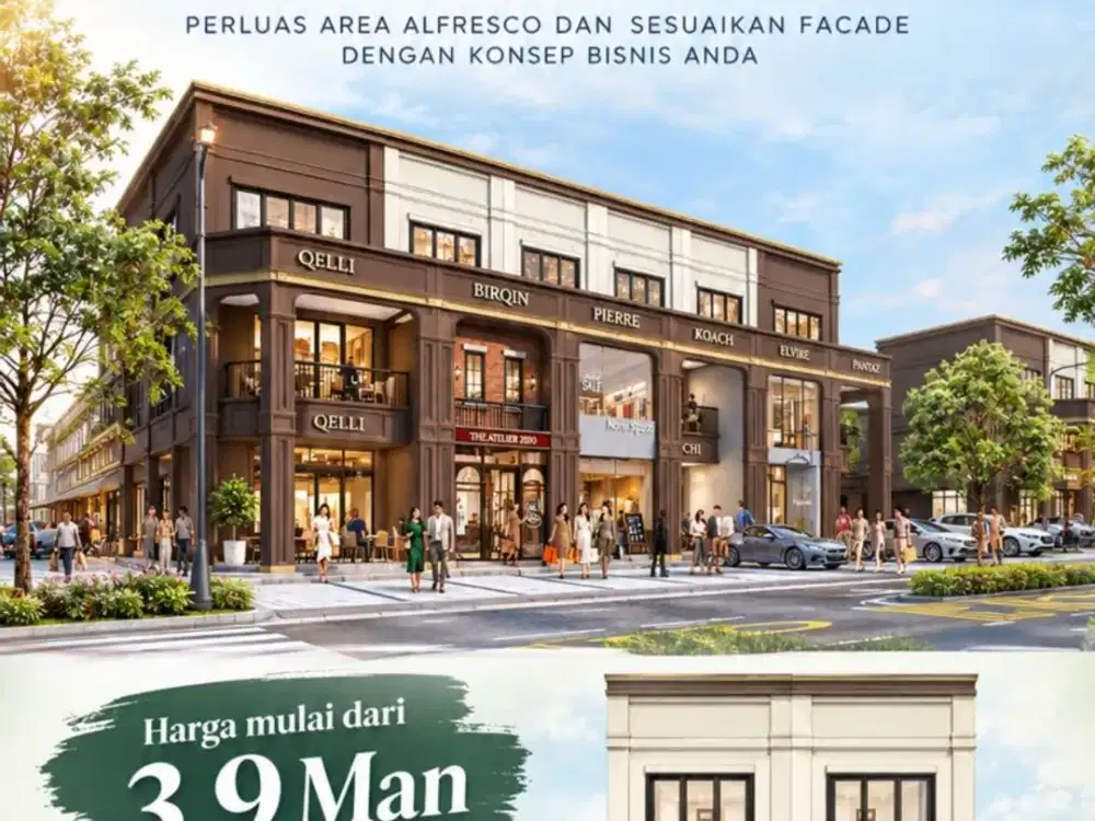Dijual Ruko Grand Boulevard Aniva Boutique Shop 6 x 10 Standard - 2 Floors