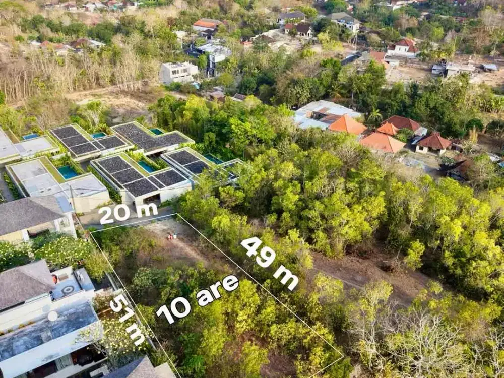 DIJUAL TANAH OCEAN VIEW DI UNGASAN BALI – LINGKUNGAN VILLA