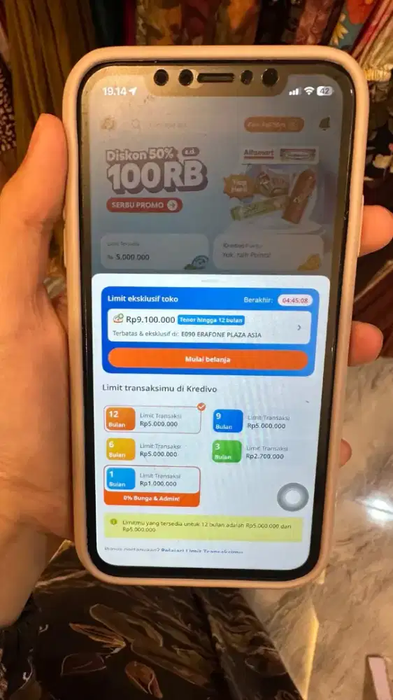 CEK LIMIT KREDIVO