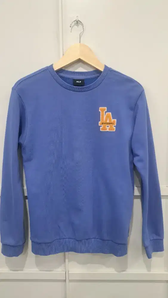 Sweater MLB LA Biru