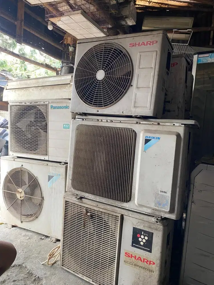 Terima ac bekas rusak mati
