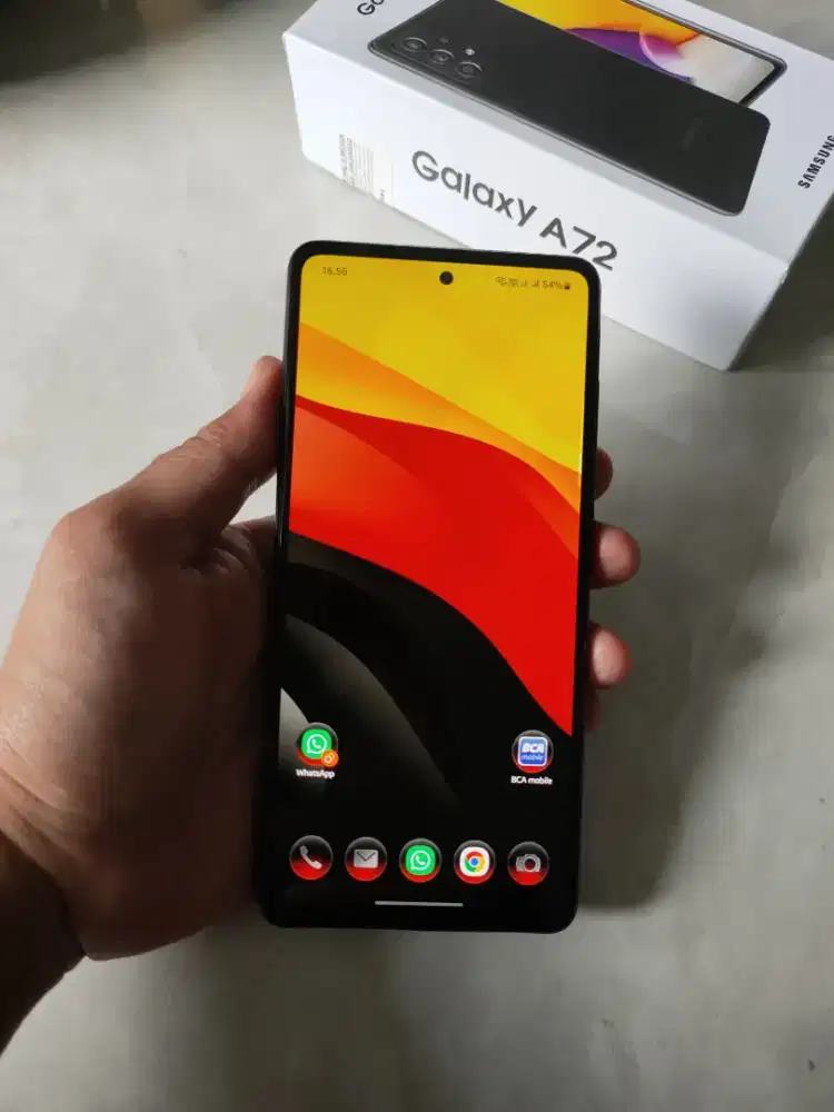 SAMSUNG A72 (Sidik Jari On Layar+Mulusss)