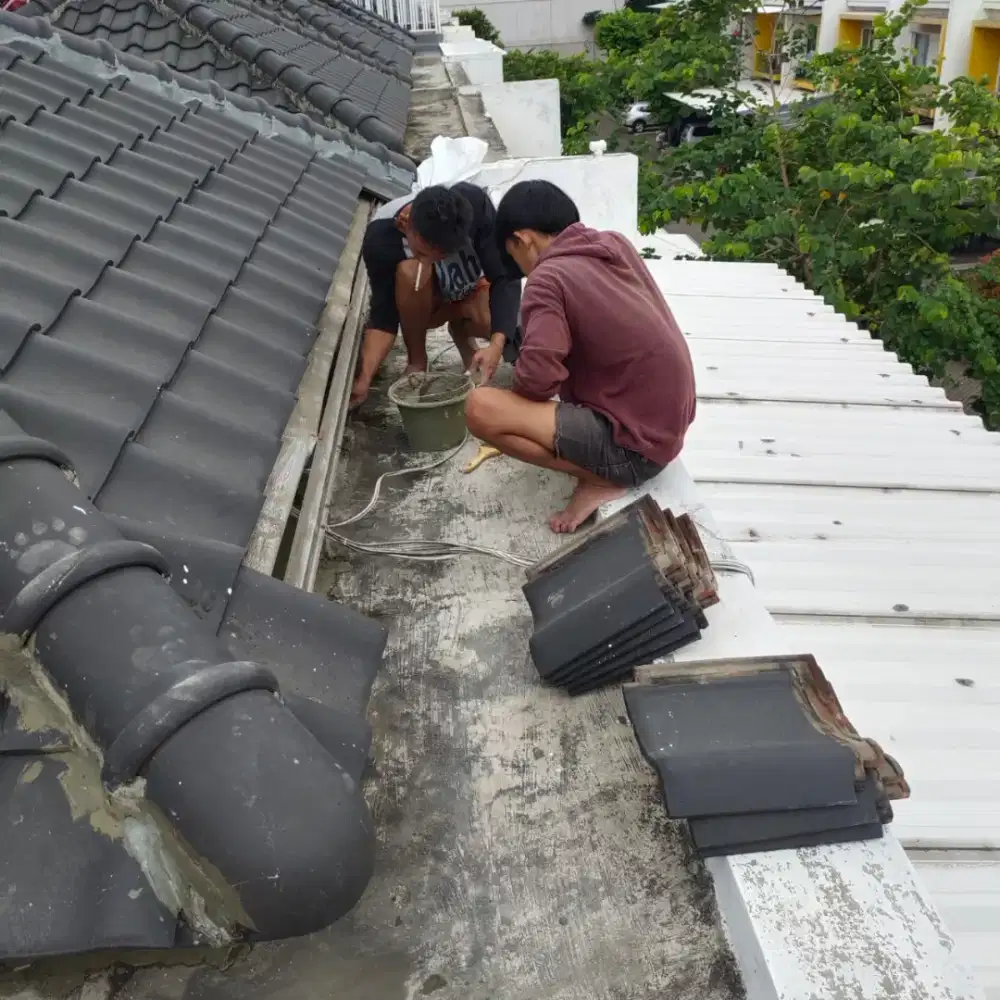 Perbaikan atap bocor,dinding rembes,talang air,flapon,partisi,kanopi