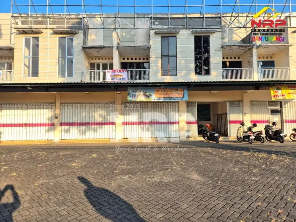 DIJUAL/DISEWAKAN Ready 3 Ruko Siap Pakai di Benculuk - Banyuwangi