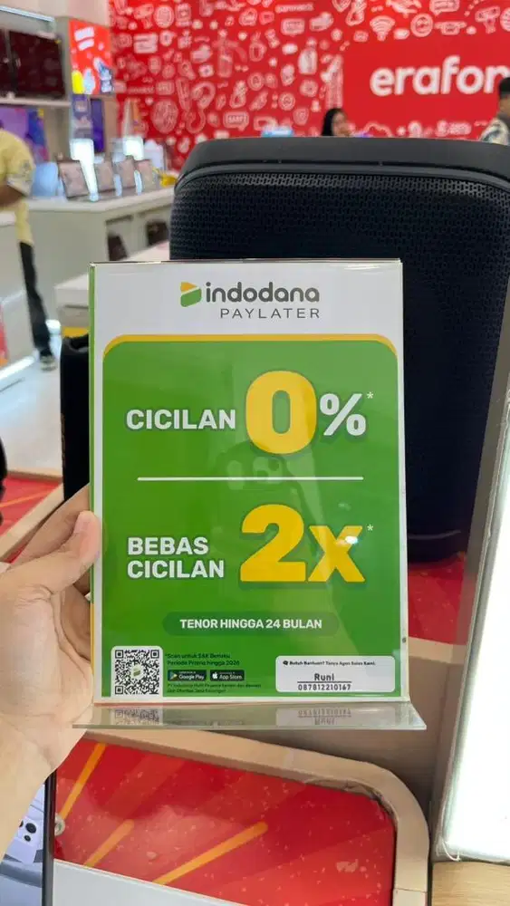 Promo 0% menggunkan Indodana Paylater