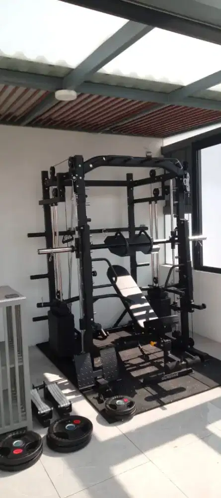 Smith machine multy gym trainer premium fitness import