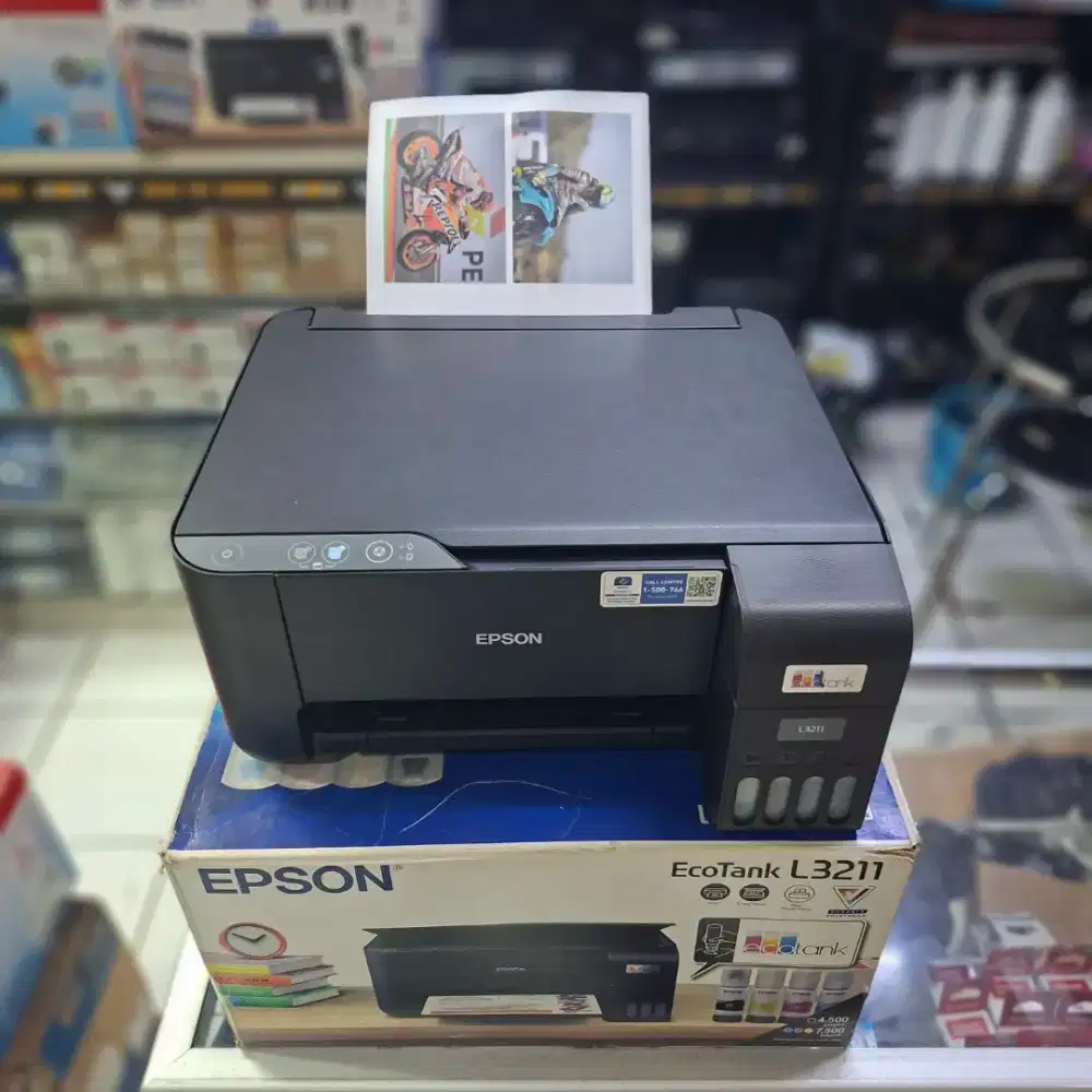 Printer epson L3211 print scan copy bergaransi fullset