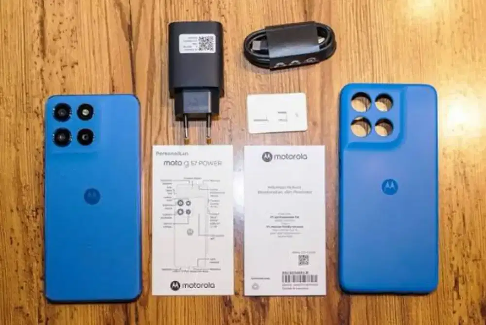 Moto g57 power warna biru