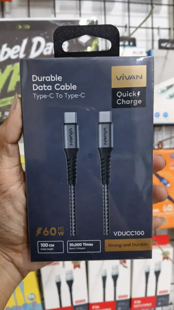 KABEL DATA TYPE-C TO TYPE-C VIVAN