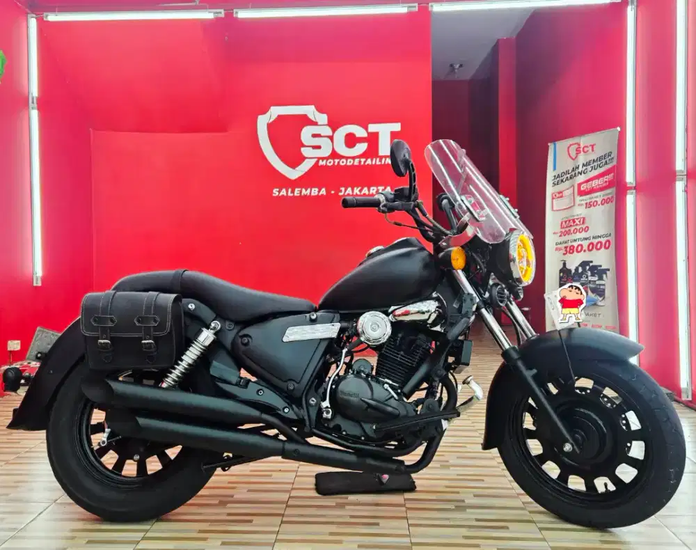 JualCpt90%LikeNew BENELLI MOTOBI 200 EFI 2021 200EFI HITAM PE