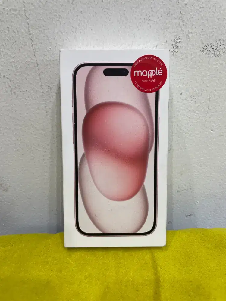 New (baru) iPhone 15 128gb Pink Resmi Indonesia garansi 1tahun