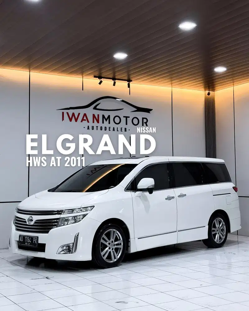 Asli AD Tangan Pertama! Nissan Elgrand HWS (HighwayStar) AT Tahun 2011