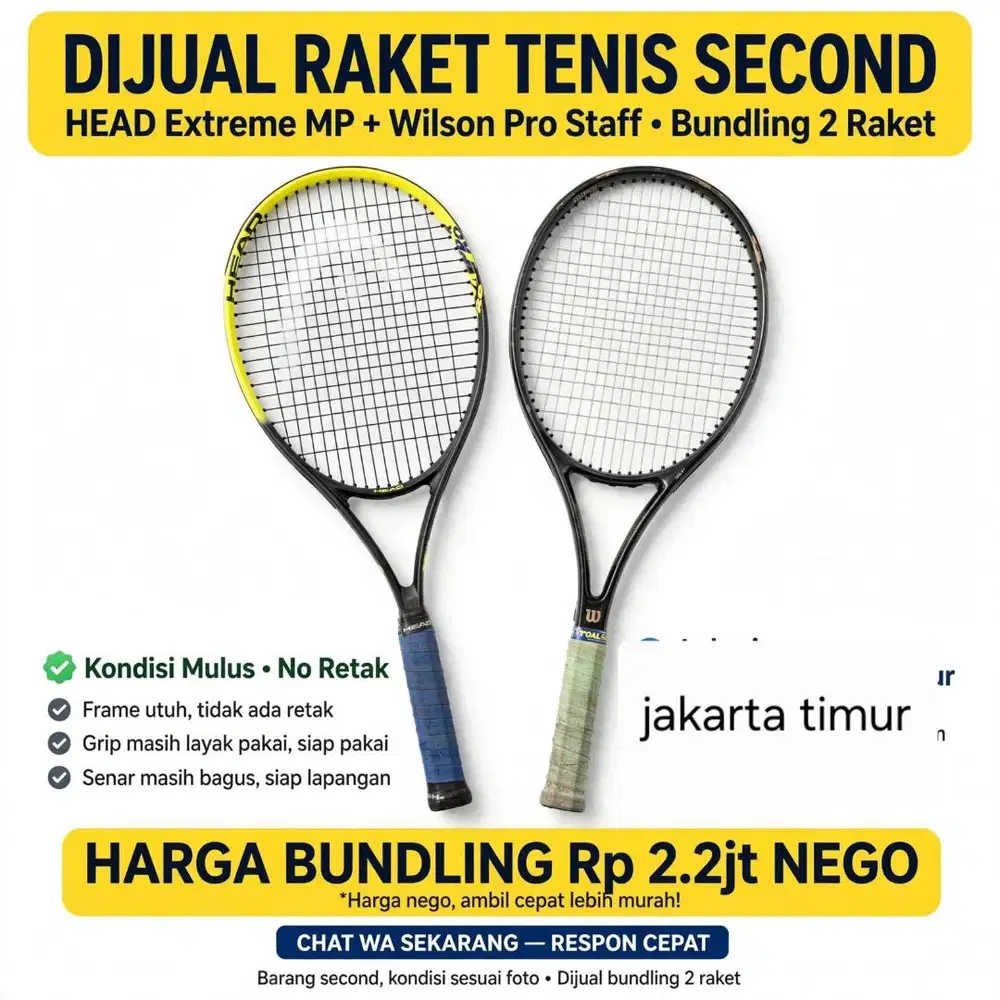 Jual raket tenis