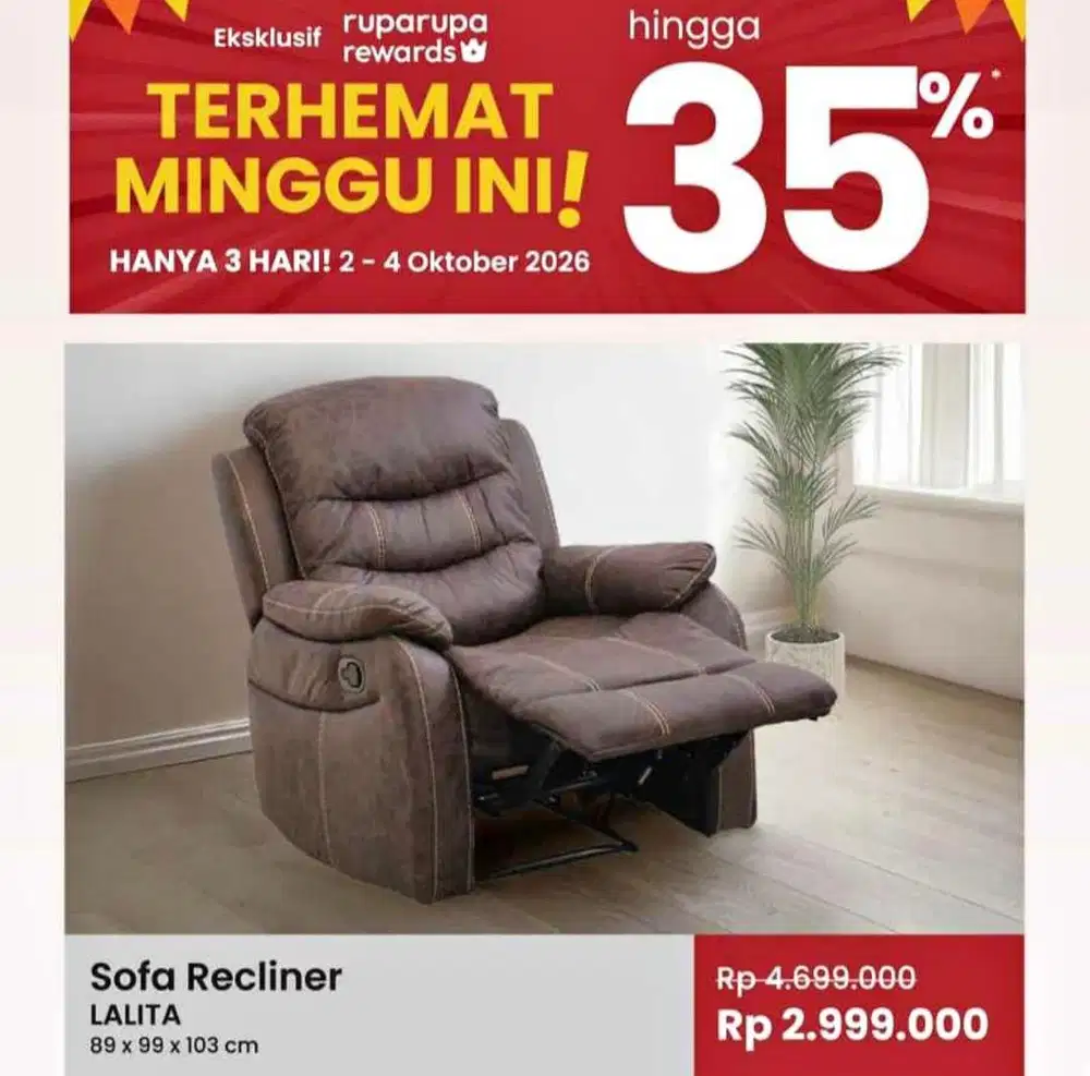 Termurah sofa recliner