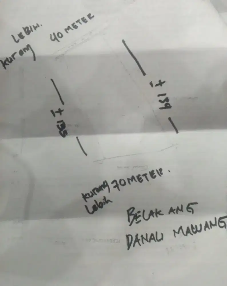 Jual tanah luas 6000 meter persegi dan sangat strategis