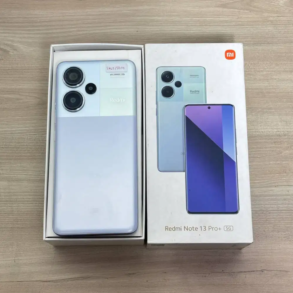Redmi Note 13 PRO+ RAM 12GB/512GB – Dimensity  7200 | Mulus Fullset
