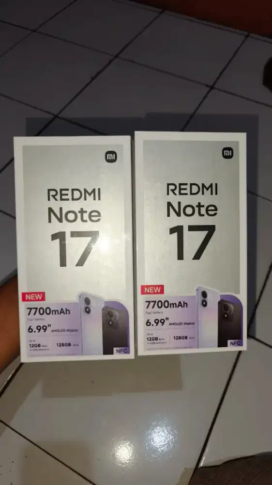 Redmi note 17 4g ram 6/128
