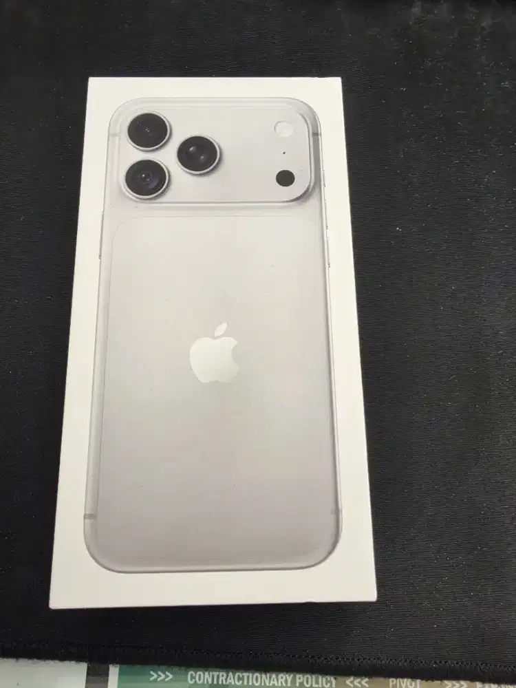 Apple iPhone 18 Pro Max 256gb Silver bs 2 kartu dualsim resmi beacukai