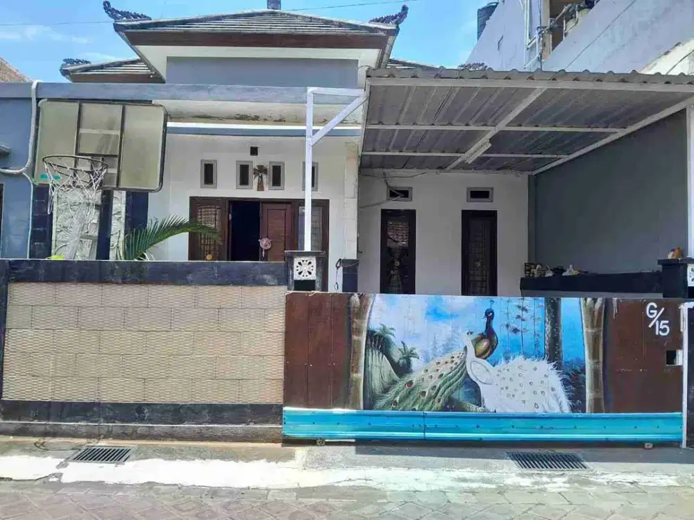 RUMAH BUDUK MINIMALIS LANTAI I KONDISI BAGUS TERAWAT DENGAN 3 KAMAR TIDUR