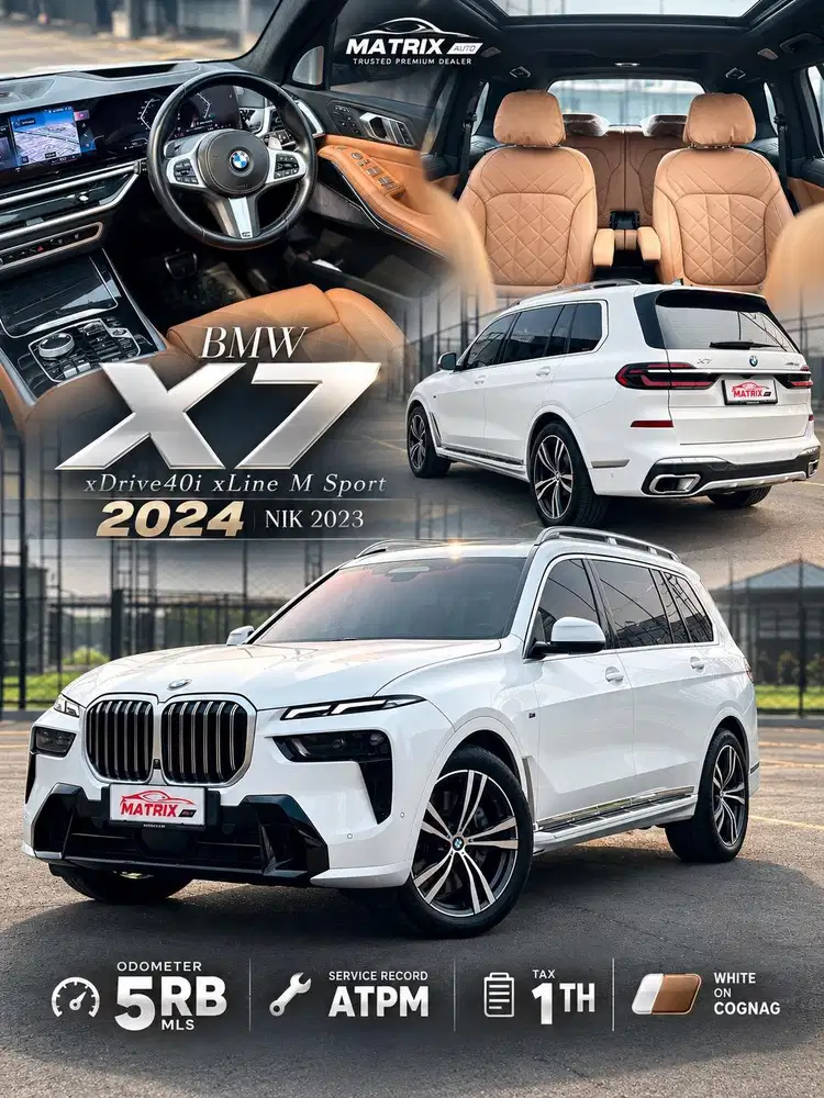 2023[5RB MILES]BMW X7 xDrive40i xLine M sport 2024! BMW X7 ! LOW ODO!
