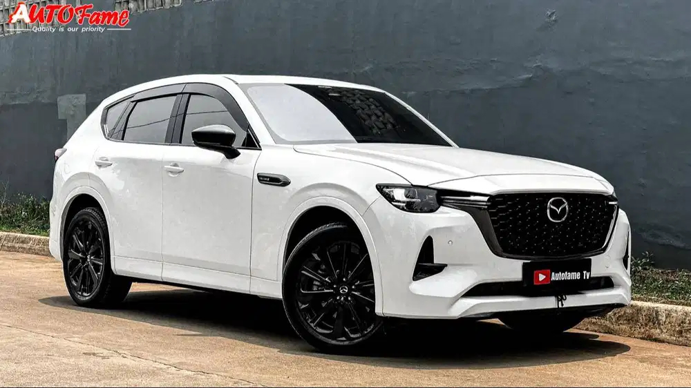 KM18RB Mazda CX60 3.3L AWD Inline6 Kuro Edition Pemakaian 2024 Rhodium