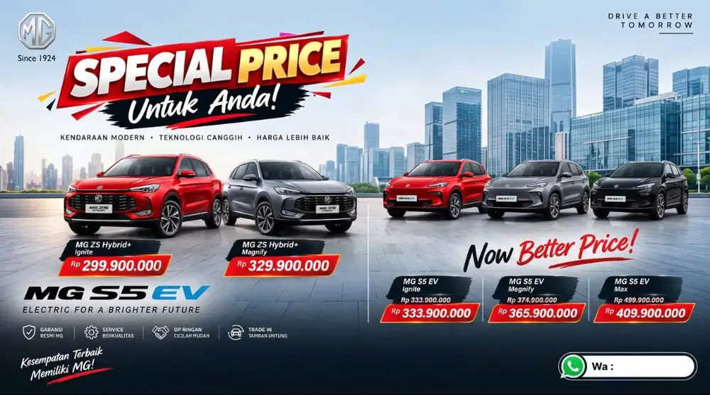 Spesial Promo MG S5 EV MAGNIFY Nik 2026