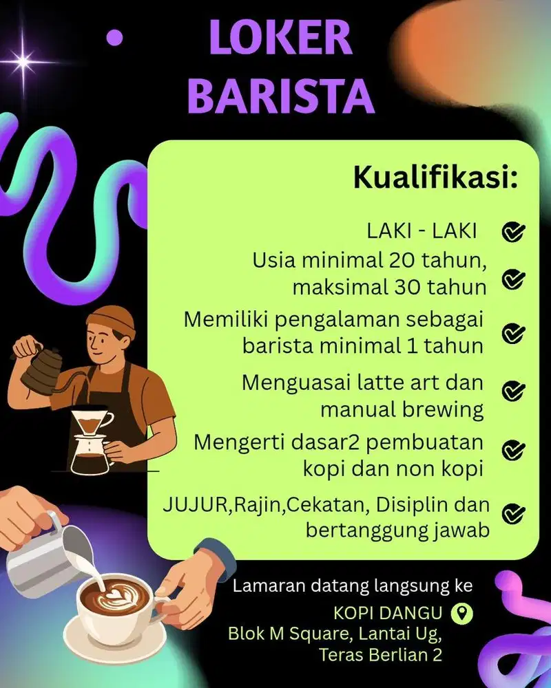 Loker Barista Serabutan