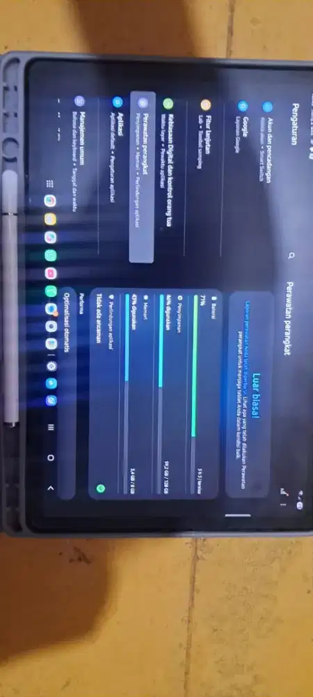 Dijual Samsung Tablet A9 Ram 8/128 5g kondisi mulus