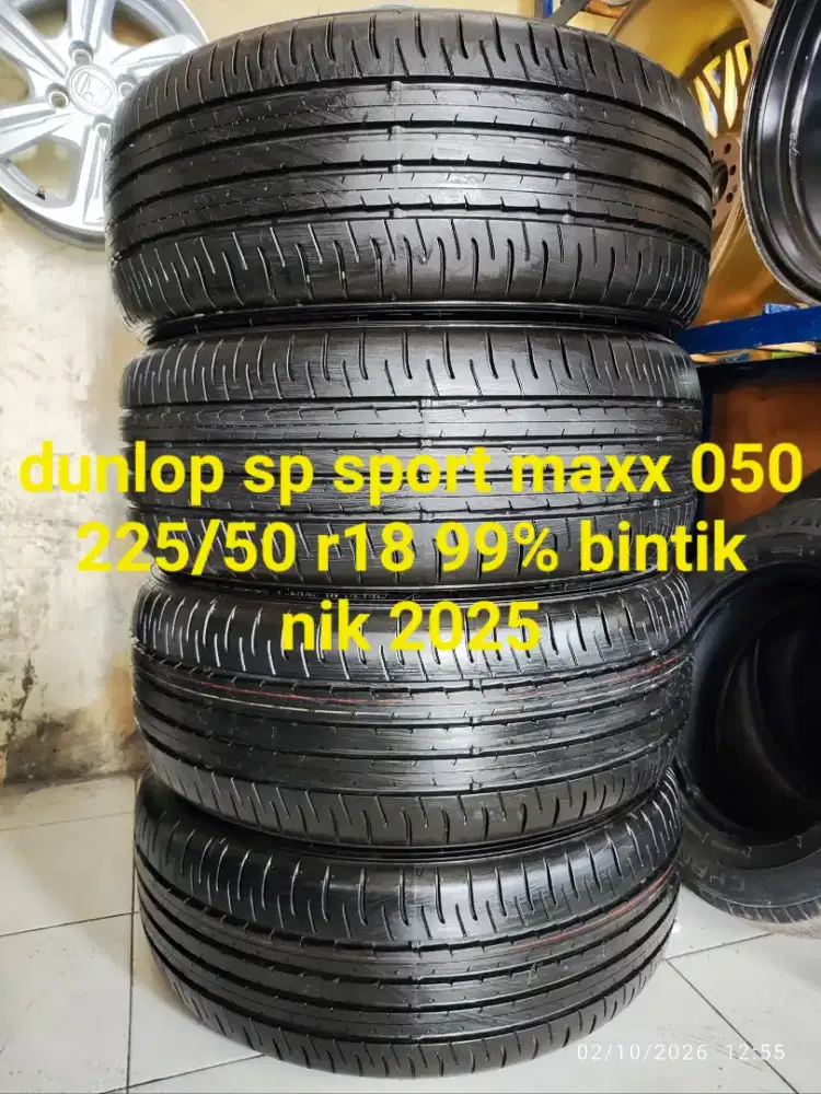 Ban 225/50 r18 dunlop sp sport maxx 050 like new nik 2025