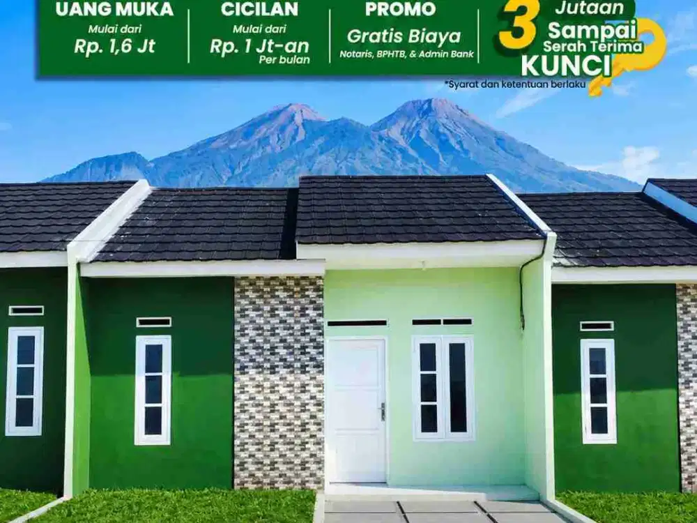 Rumah Subsidi Cicilan Flat 1 Jutaan Sampai Lunas
