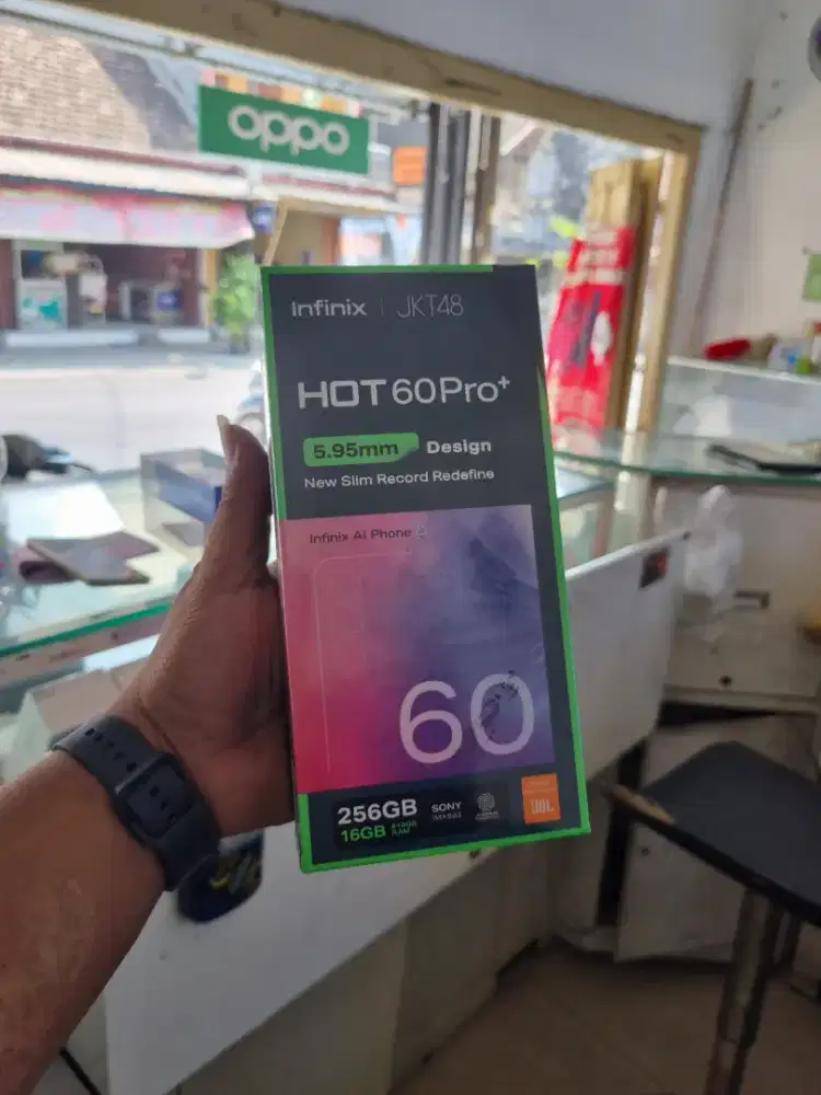 Infinix hot 60 pro plust ram 8/256gb garansi resmi