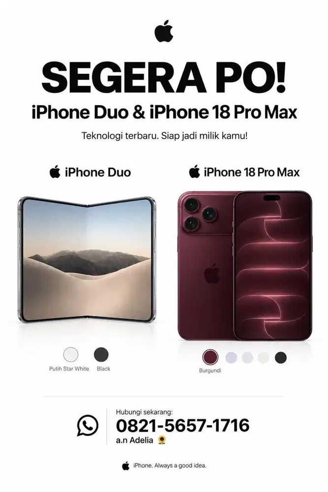 SEGERA PRE ORDER iPhone 18 Pro