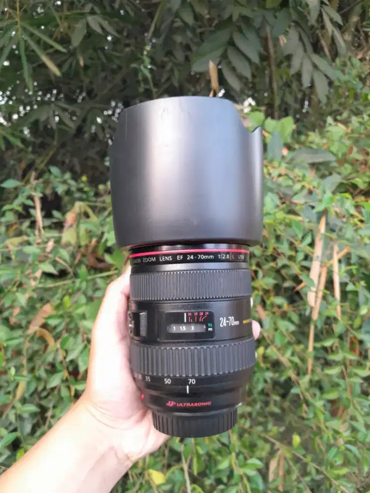 Lensa canon 24 70 mm f2.8 L USM muluss