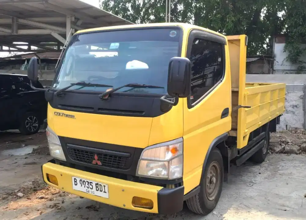 57ribu KM Mitsubishi coltdiesel canter engkel FE71 bak 3way 2020