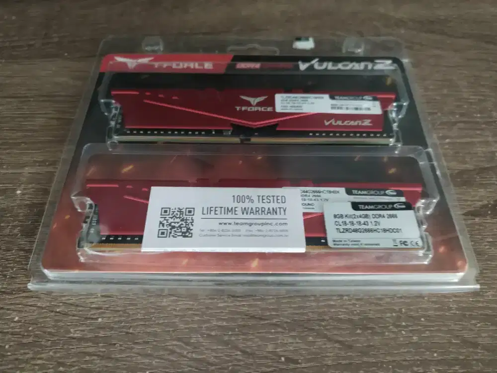 Ram PC DDR 4 T-force vulcanz 2666 mhz 8gb