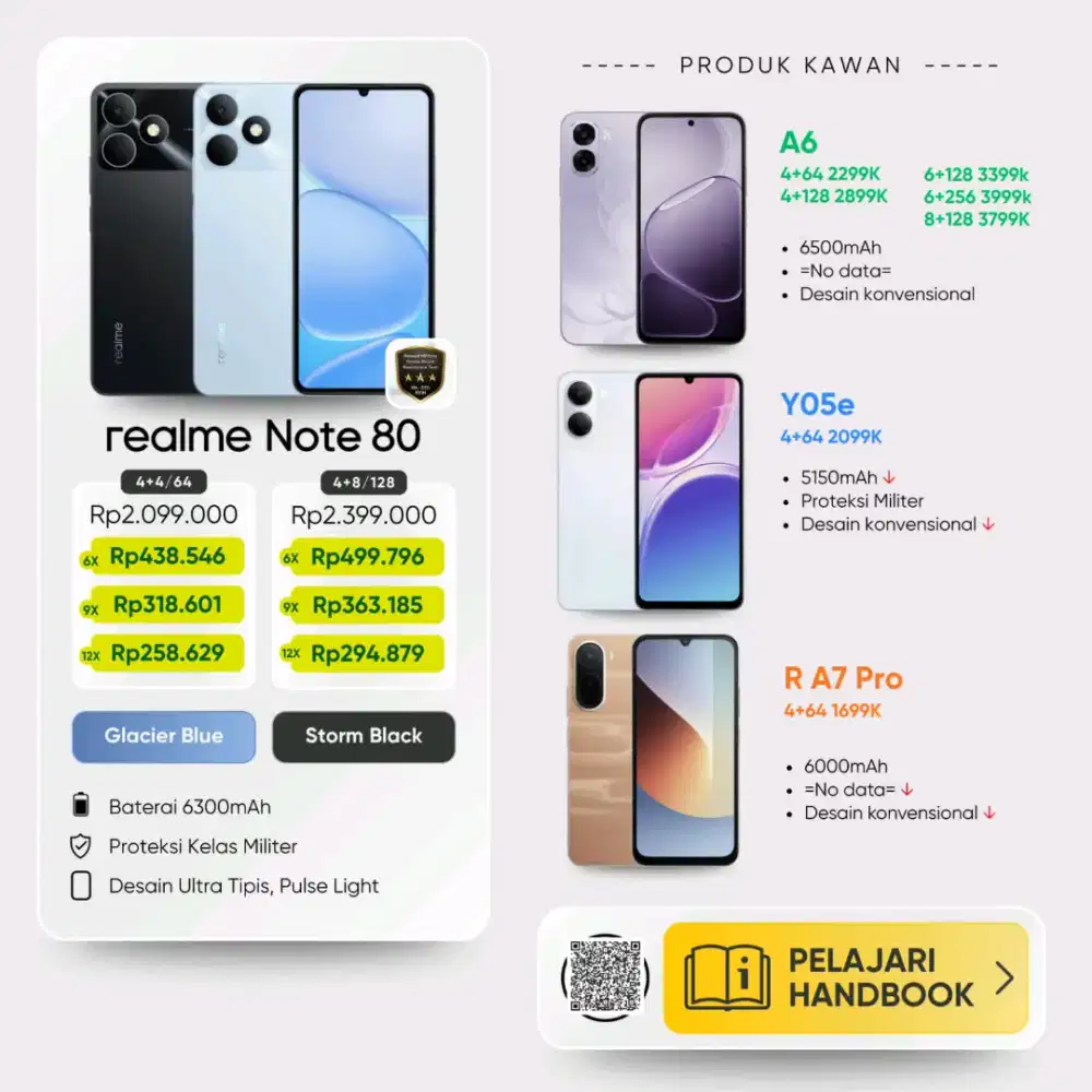 Realme Note 80 series