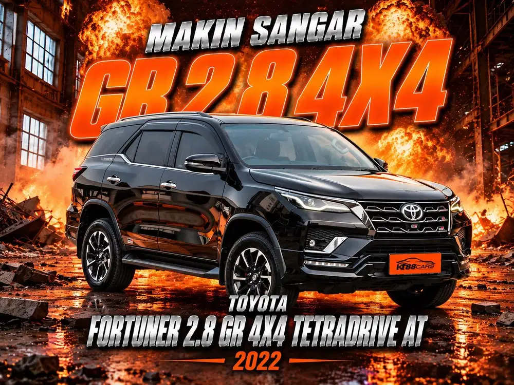 DP 35Jt Bergaransi FORTUNER 2.8 GR 4x4 AT 2022
