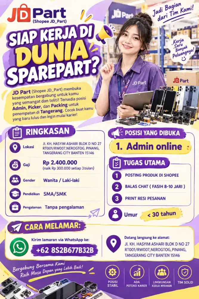 REKRUTMEN ADMIN ONLINE