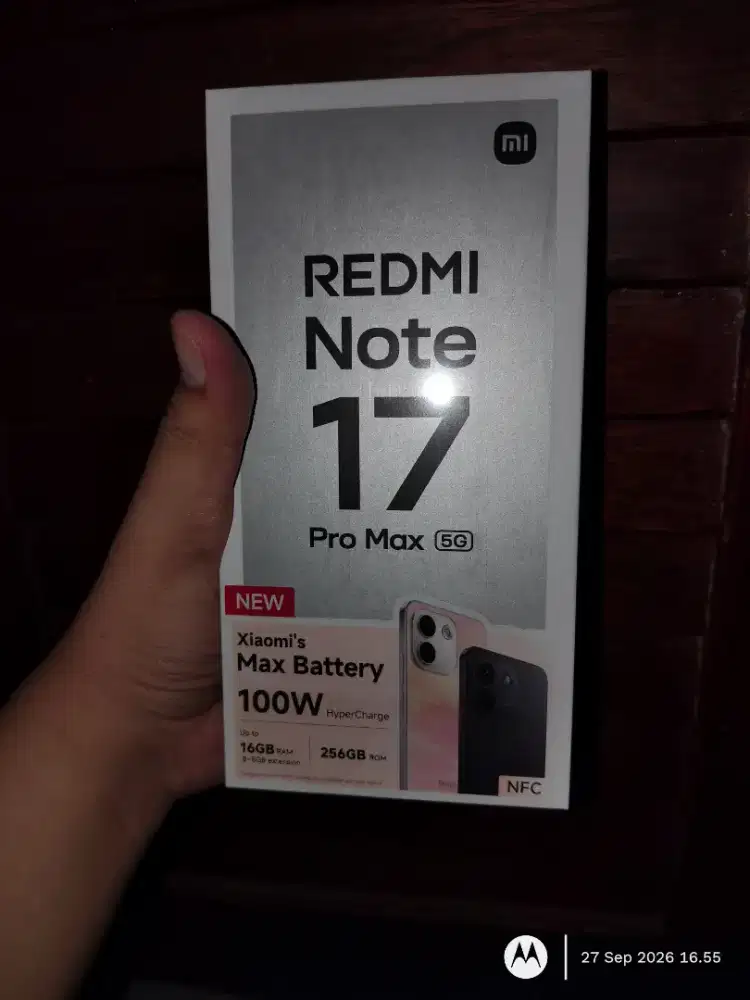Redmi Note 17 Pro Max 5g 8/256 New Garansi Resmi