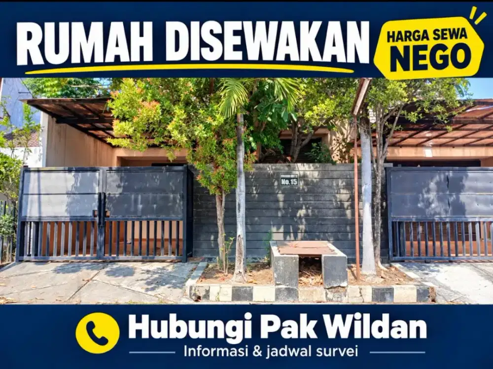 Disewakan Rumah Siap ditempati dan lokasi strategis