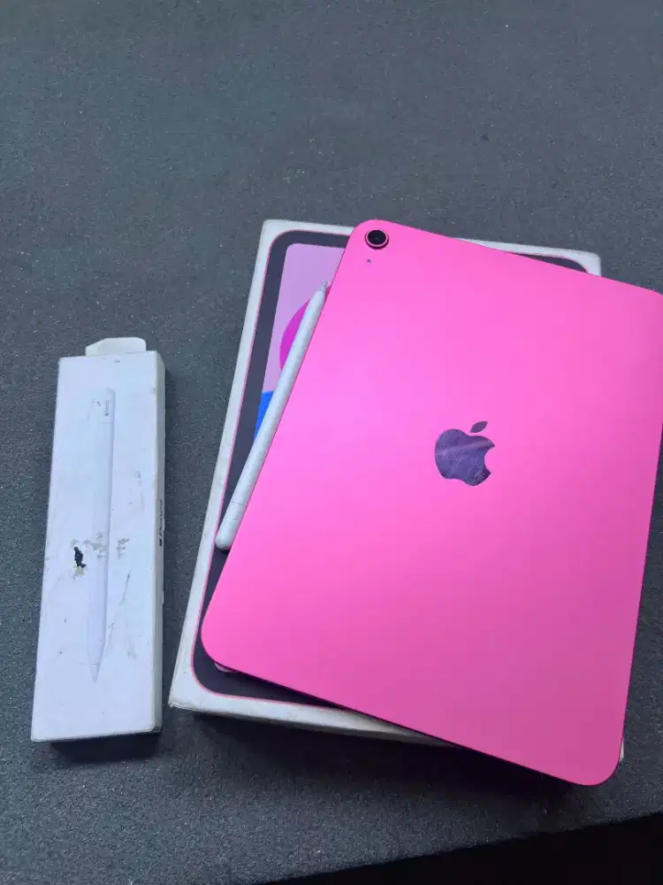 ipad 11 A16 128gb ibox garansi ON & apple pencil