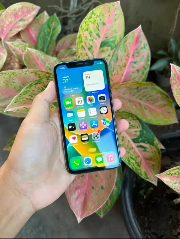 Iphone X 256GB White Lengkap