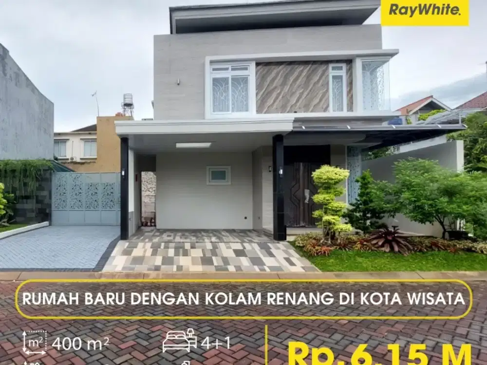 Rumah Brand New ada Swimming Full Furnishesld di Kota Wisata