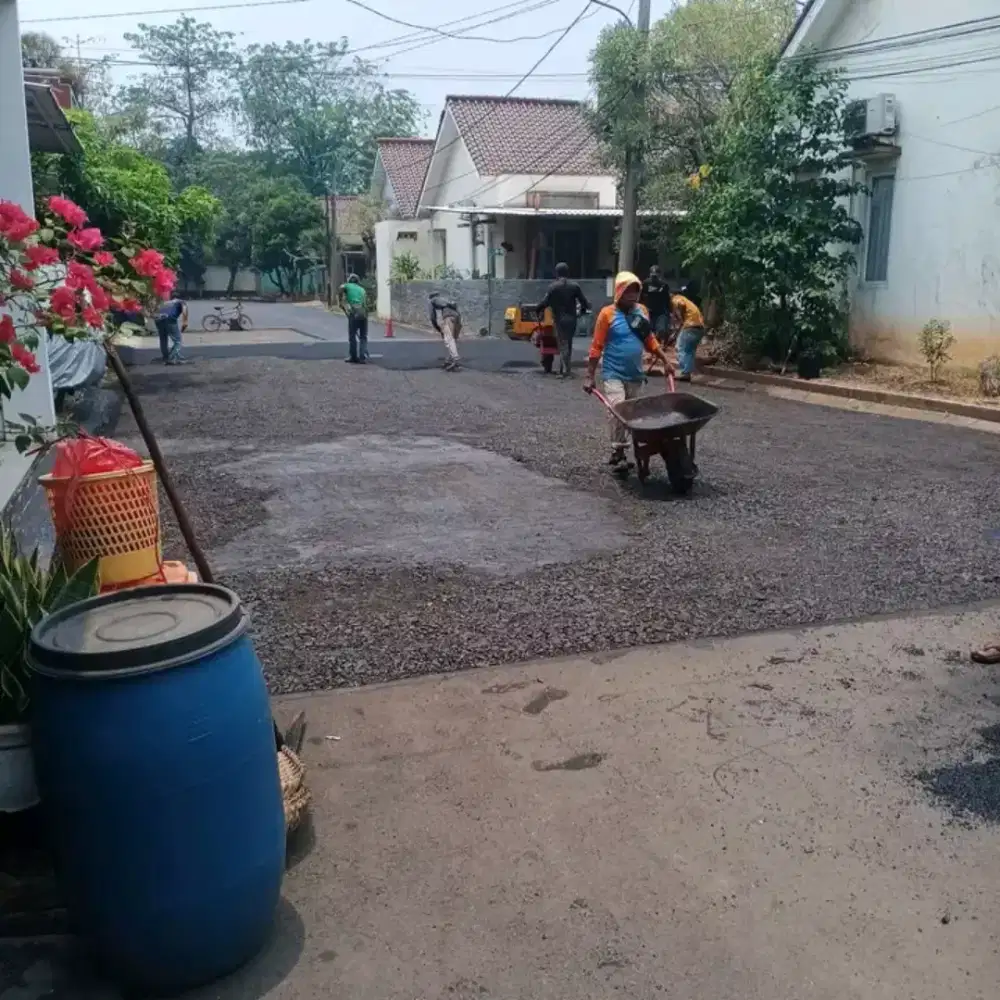 Jasa pengaspalan jalan hotmix