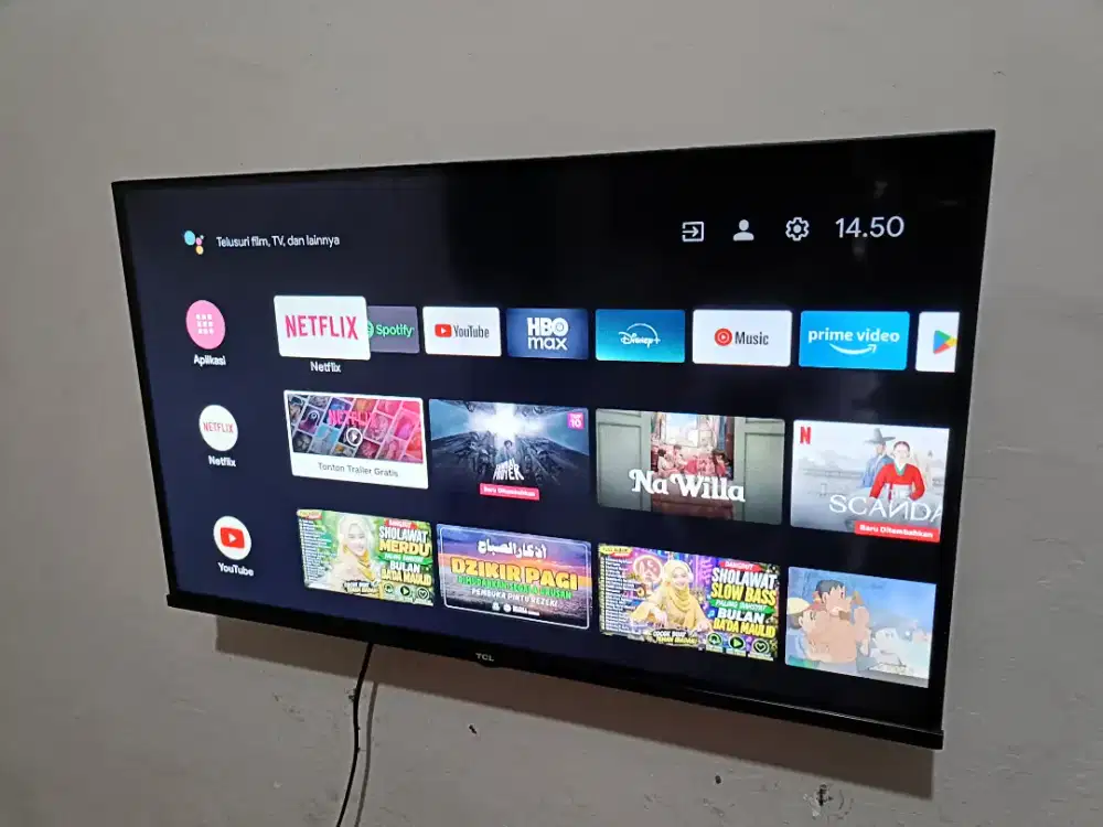 Android TV TCL 32 inc fullset