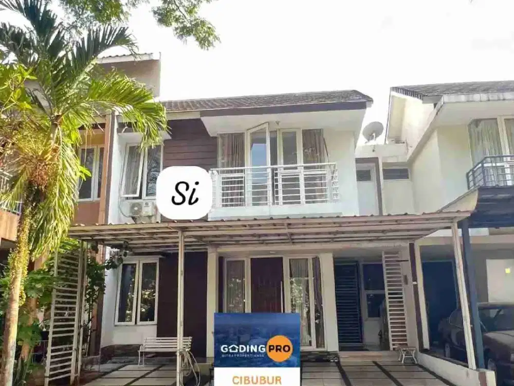 Dijual rumah cantik siap huni depan danau di CItra Gran